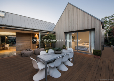 Террасная доска Bruggan Multicolor полнотелая Wenge