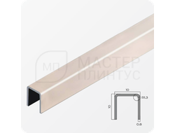 П-образный разделительный профиль из нержавеющей стали NEEXY PVS97-15 RG Розовый зеркальный