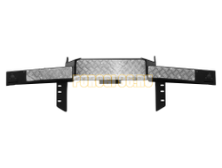 Задний силовой бампер серии Трофи на лифтованную УАЗ Буханка 2989, 3741, 3909, 2206, 3962, 3303, 39094 1965- (03.102.21)