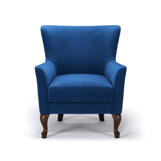 Кресло Лутон на фигурных ножках