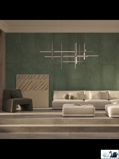 Керамогранит Creto Foil Aluminum White Decor 60х120 см