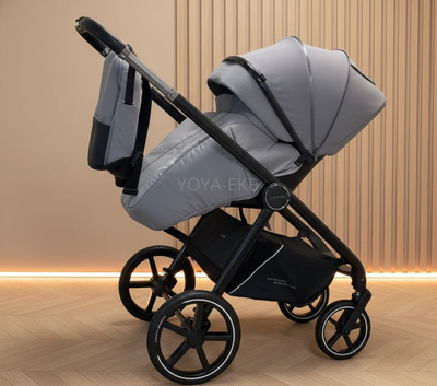 Детская коляска 3 в 1 Luxmom 812 Серый