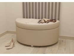 Банкетка Луна 6-5115 кофе с молоком