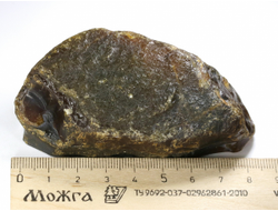 Сердолик "чётный", карнеол, полированный образец, Амурская область, р.Зея (86*38*35 мм, 177 г) №38662