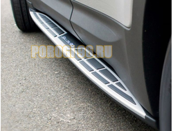 Пороги Оем на Hyundai Santa Fe