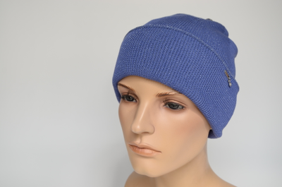 Шапка с отворотом весна осень