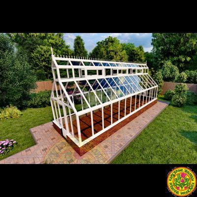 Базовая комплектация теплицы ЙОРКШИР Х размером 9000 х 3000 мм