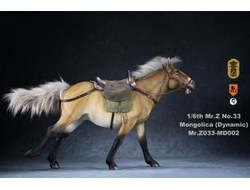 Монгольский конь (Лошадь) в динамичной позе - Коллекционная ФИГУРКА 1/6 scale animal model No.33:Mongolica (dynamic posture) (Mr.Z033-MD002) - Mr.Z