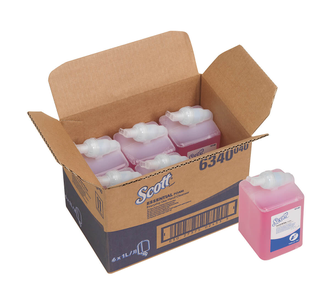 6340 Scott Essential Пенное мыло и лосьон для рук в кассетах картриджах 1 литр Kimberly-Clark Professional