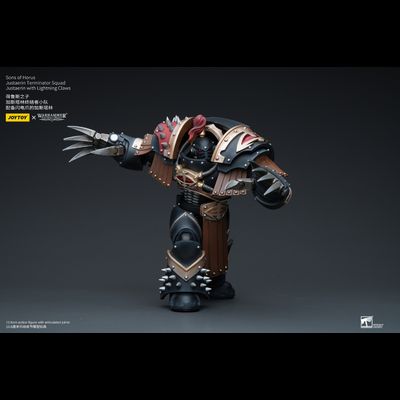 Терминатор Сынов Хоруса (Warhammer Horus Heresy) - КОЛЛЕКЦИОННАЯ ФИГУРКА 1/18 Sons of Horus Justaerin Terminator Squad with Lightning Claws (JT9725) - JOYTOY