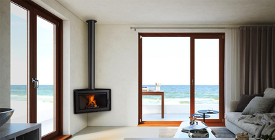 Дровяной камин ROCAL Angle стальной