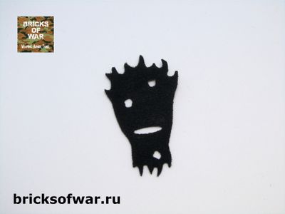 Накидка призрака  для фигурки Лего (черная)
