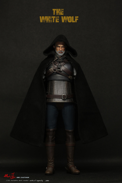 Ведьмак Геральт из Ривии (серия The Witcher) - КОЛЛЕКЦИОННАЯ ФИГУРКА 1/6 The White Wolf (J-001) - Nine Craftsmen