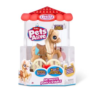 Интерактивная фигурка ZURU PETS ALIVE пони с аксессуарами и звуковыми эффектами 9546