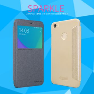 Чехол-книжка Nillkin для Xiaomi Redmi Note 5A Prime (золотистый)