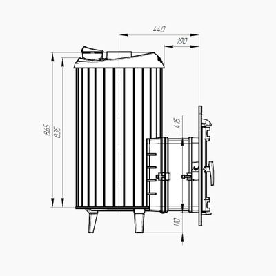 Банная печь Атмосфера XL Россо Леванто до 26 м3