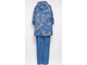 КОСТЮМ ХУДИ И БРЮКИ "МОЛНИЯ ВЬЮН" синий до 56р.