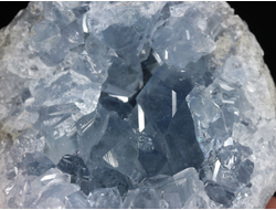 Целестин, жеода с кристаллами, Мадагаскар (78*68*38 мм, 396 г) №28645