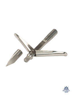 Наконечник SCUBA BROTHERS BARRACUDA трехгранный, сменный боек, 2фл.