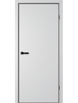Межкомнатная Дверь MATRIX 50 AL черная кромка