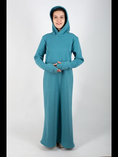 Платье из футера «Прялка времени»