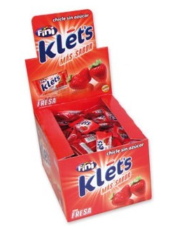 Жев. резинка Fini "Подушечки Клубника" 2,6гр х 200шт