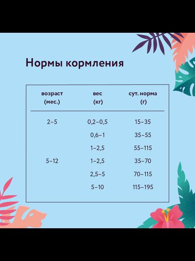 Florida сухой корм для щенков малых пород с курицей и яблоком 1 кг