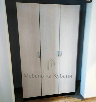 Бася (Басса) ШК 557 шкаф 3 ств Венге/Белфорт