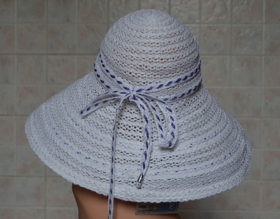 Vizio Италия 5707 FF 3  шляпа белая летняя