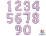 Цифра  орхидея Slim  102 см  ( шар + гелий + лента ) (0,1,3,4,5,6,7,8,9) С