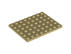 Plate 6 x 8, Tan (3036 / 4114056 / 6070501)