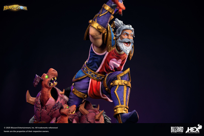 Лирой Дженкинс (серия Warcraft, HearthStone) - КОЛЛЕКЦИОННАЯ СТАТУЯ 1/10 Leeroy Collector's Statue (HEXHS08) - HEX Collectibles x Blizzard