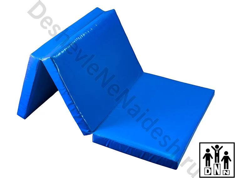 мат складной синий