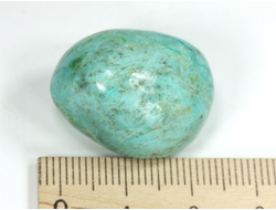 Хризоколла, галтовка, Перу (24*19*19 мм, 11,5 г) №35212