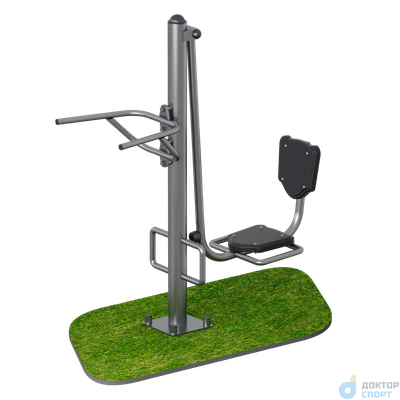 Жим ногами + брусья