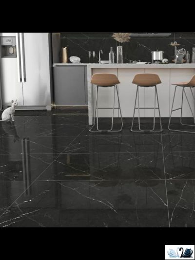 Керамогранит Eurotile Pietra Negro High Glossy 60x120 см черный