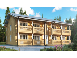 Гостиницы и базы отдыха из бруса и бревна