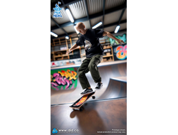 Скейтер - Коллекционная фигурка 1/12 SCALE Palm Hero Simply Fun Series  The Skateboarder (SF80004) - DID