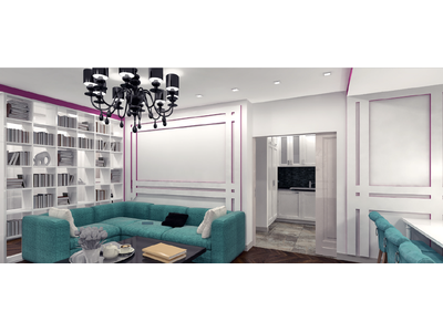 Карниз SX163 SQUARE - 1,3*10,1*200см