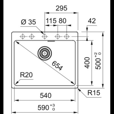 Мойка Franke Maris MRG 610-54 FTL