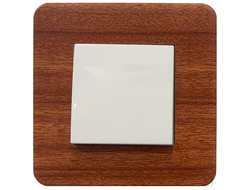 Рамка 1 пост махагон Efapel Latina с выключателем