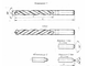 Сверло спиральное ВИЗ с цилиндрическим хвостовиком средней серии класс А, двухстороннее, сталь Р6М5, ГОСТ 10902
