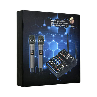 Караоке - микшер с микрофонами KM-4