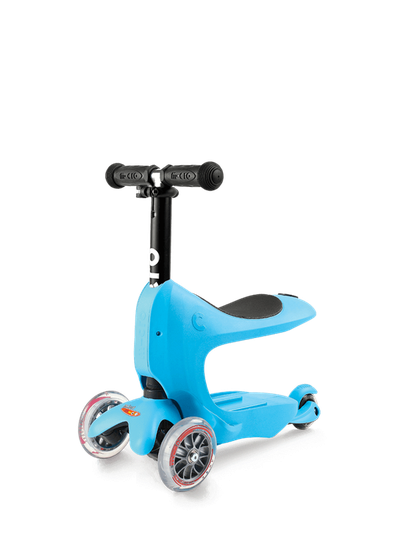 Самокат MICRO Mini 2Go Deluxe голубой