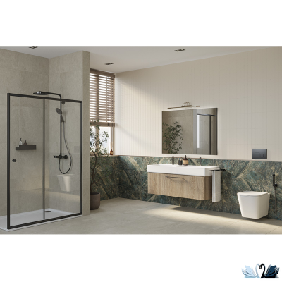 Плитка Creto Ekzotic fog 30х90 см настенная серая