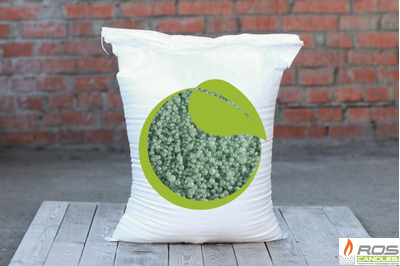 Насыпные свечи RosCandles зелёные "Эвкалипт" - мешок 25кг