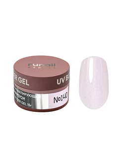 Гель моделирующий с шиммером UV BUILDER GEL Runail Expert №140, 15 г
