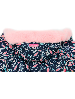 FOR MY DOGS комбинезон для собак синий  с лепестками