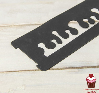 Форма для декора "Капли", силикон