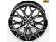 Комплект дисков R17 7,5J ET+35 5*114,3 Vossen iV-1155-SM155 Черный с полированными лучами (81910)